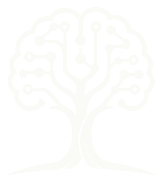 Logo de Sinapsis: un árbol cuya copa es un cerebro de conexiones neuronales